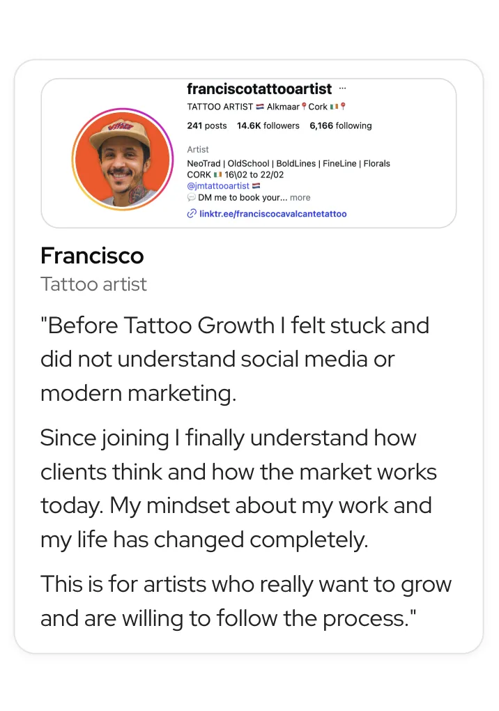 Win posted by a Tattoo Growth member